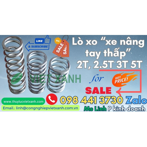 Lò xo xe nâng tay thấp 2500kg 3000kg 4000kg 5000kg 