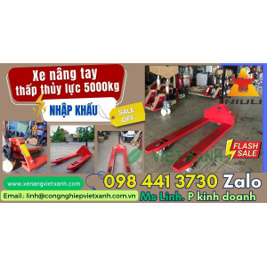 Xe nâng tay thấp thủy lực 5000kg Niuli