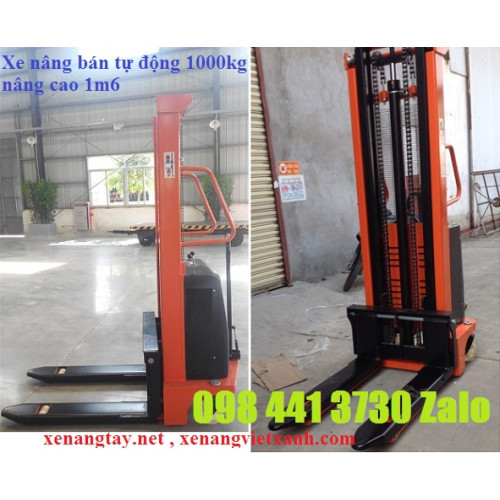 Xe nâng bán tự động 1000kg cao 1m6 EOSLIFT