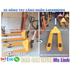 Xe nâng tay ngắn 540x800mm ichimens 2500kg