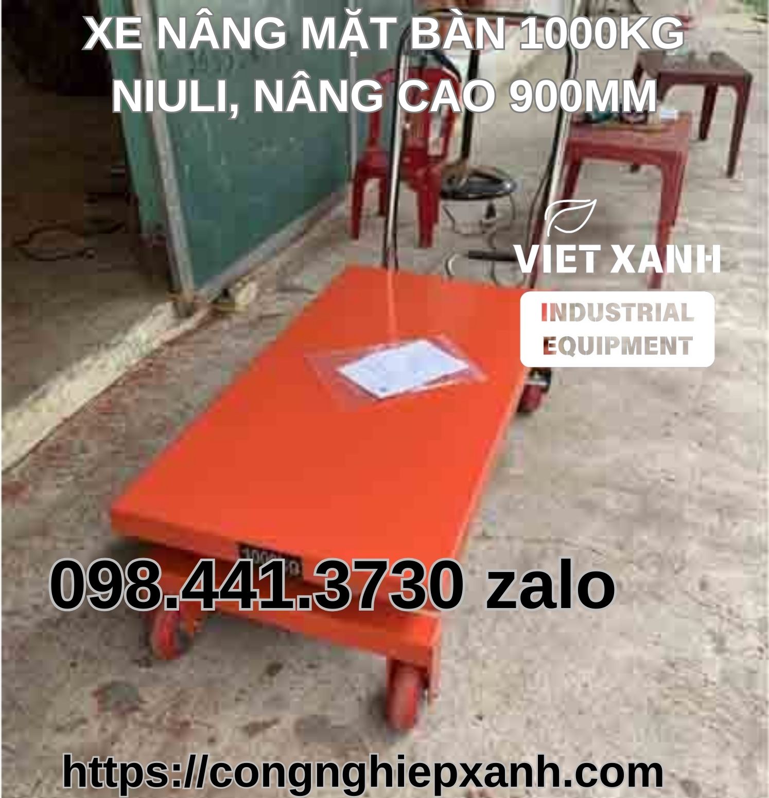 Xe nâng bàn Niulili 1000kg