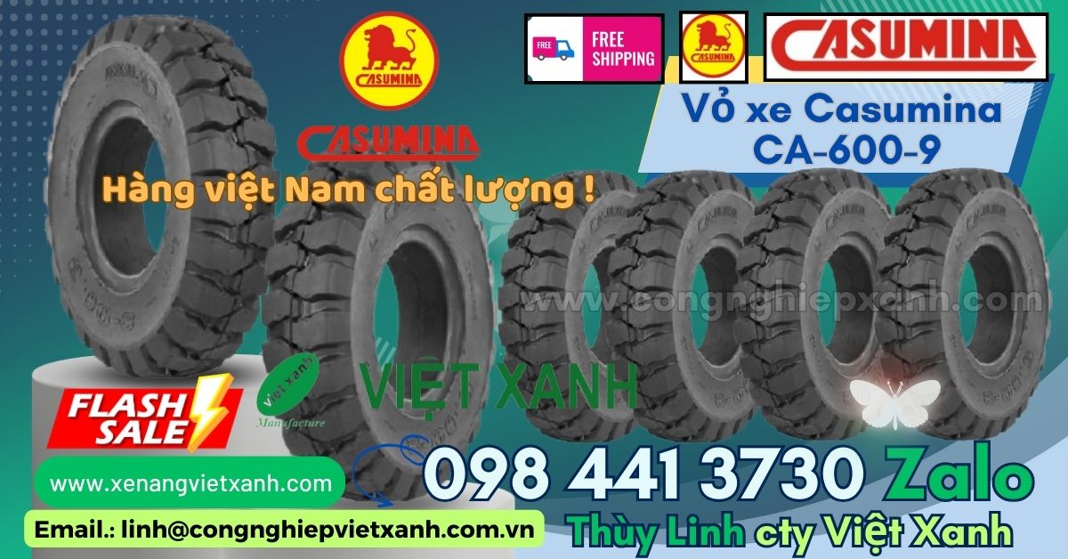 Lốp xe nâng 600-9 Casumina