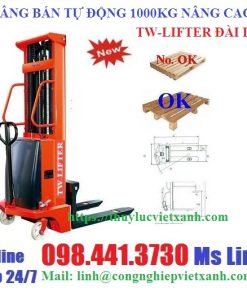 Xe nâng bán tự động 1000kg nâng cao 1m6