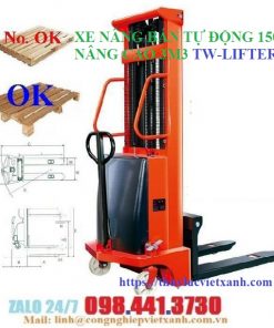 Xe nâng bán tự động 1500kg cao 3m3 TW-LIFTER