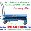 Xe nâng mặt bàn 800kg nâng cao 1m5 Eoslift- Germany