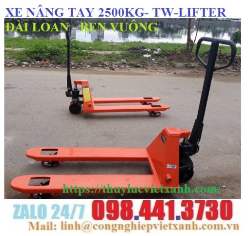 Xe nâng tay 2.5 tấn (2500kg) TW-LIFTER 