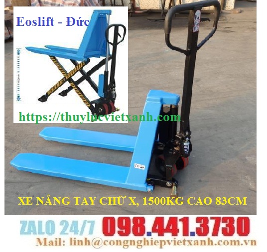 Xe nâng tay cắt kéo 1500kg