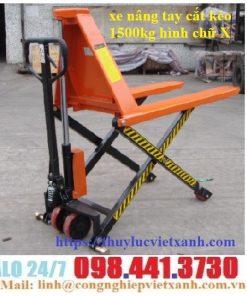 Xe nâng tay cắt kéo 1500kg chữ X TW-LIFTER