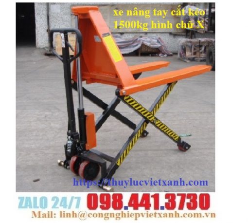 Xe nâng tay cắt kéo 1500kg chữ X TW-LIFTER