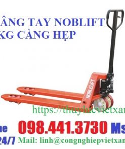 Xe nâng tay 2500kg càng hẹp 550x1150mm Noblelift - Đức