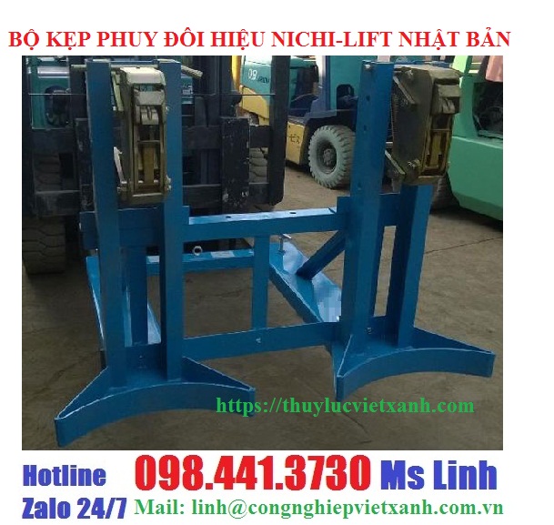 Bộ kẹp phuy đôi hiệu NICHI-LIFT Nhật Bản