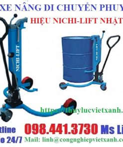 Xe nâng di chuyển phuy DP25 hiệu NICHI-LIFT Nhật Bản