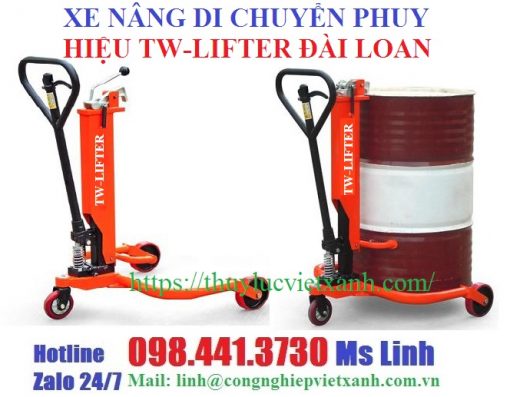 Xe nâng di chuyển phuy tw-lifter Đài Loan