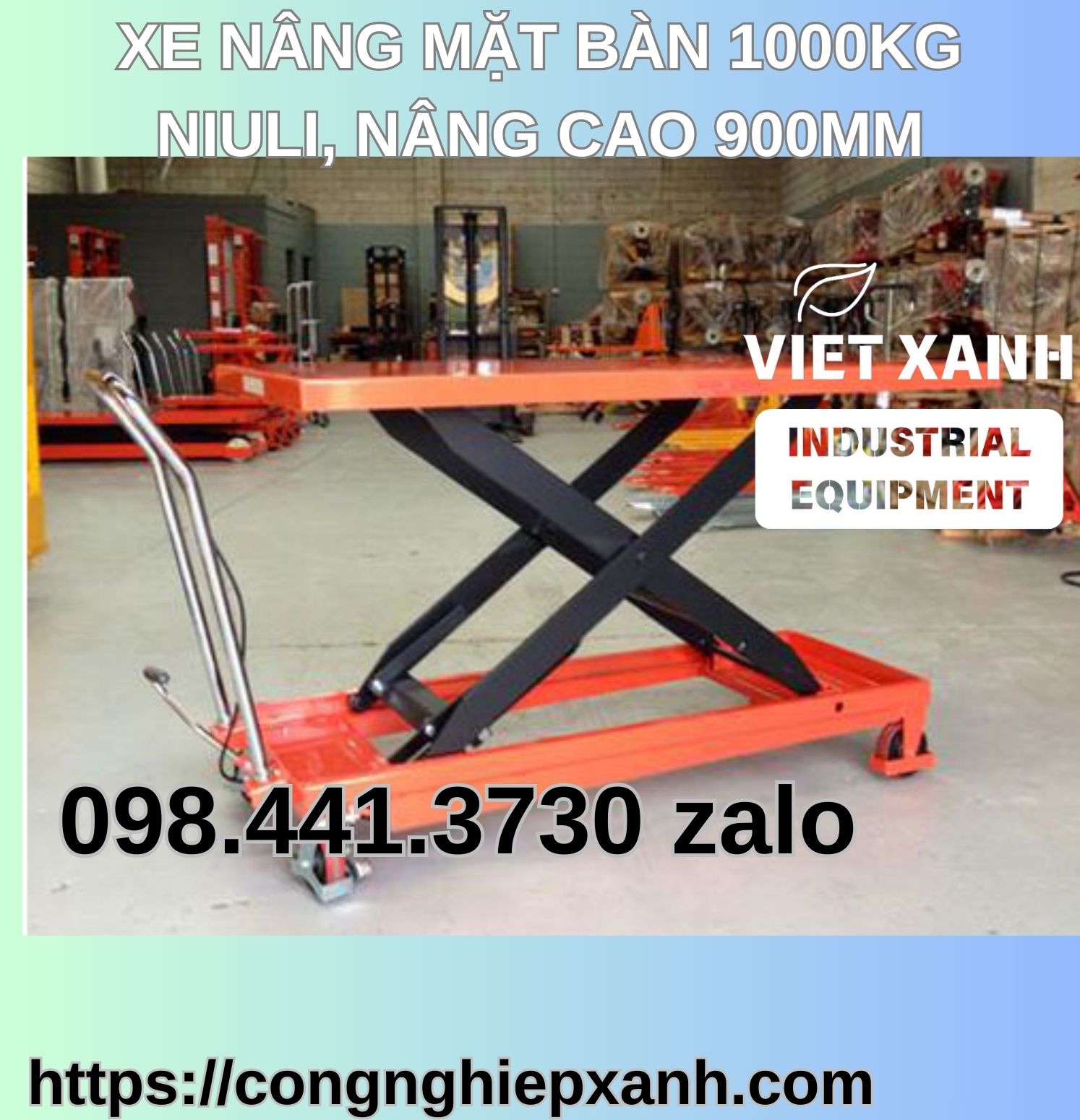 Xe nâng mặt bàn nội địa