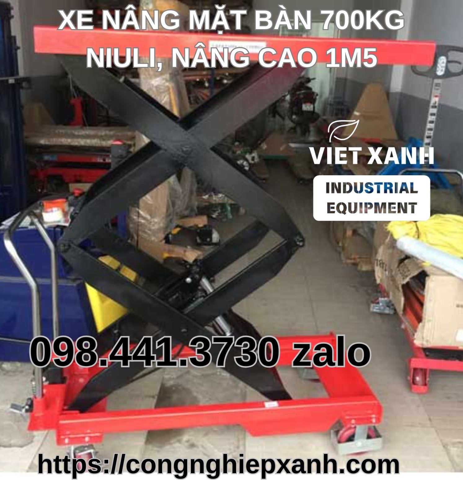 Xe nâng mặt bàn 700kg