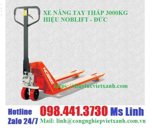 Xe nâng tay 3000kg hiệu Noblift - Đức