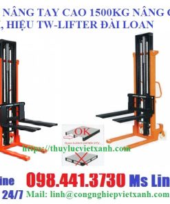 Xe nâng tay cao 1500kg nâng cao 3m hiệu tw-lifter Đài Loan