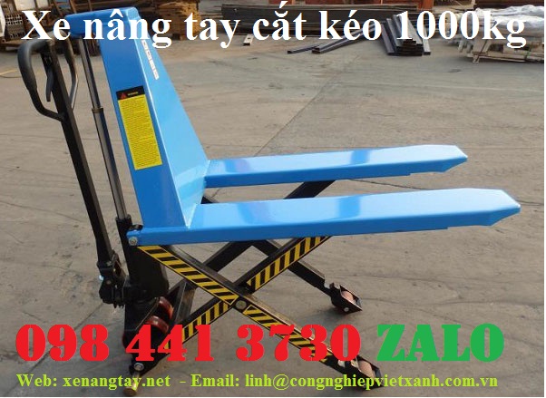 Xe nâng tay cắt kéo 1000kg Gamlift