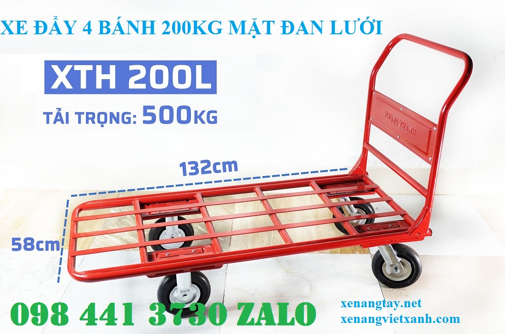 Xe đẩy 4 bánh 500kg siêu giảm giá