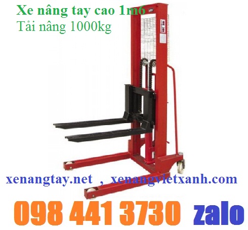 Xe nâng tay cao 1000kg cao 1m6