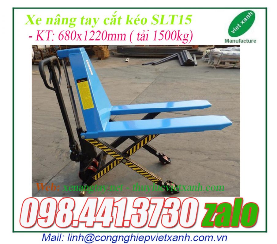 Xe nâng tay cắt kéo 1000kg nhập khẩu giá sốc