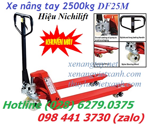 Xe nâng tay nhật bản 2500kg nichilift, xe nâng tay nhật bản 2.5 nichilift, xe nâng tay nhật bản , xe nâng tay nichilift nhật bản, bán xe nâng tay nhật bản, xe nâng tay nhật bản 3000kg, xe nâng tay nhật bản 3500kg