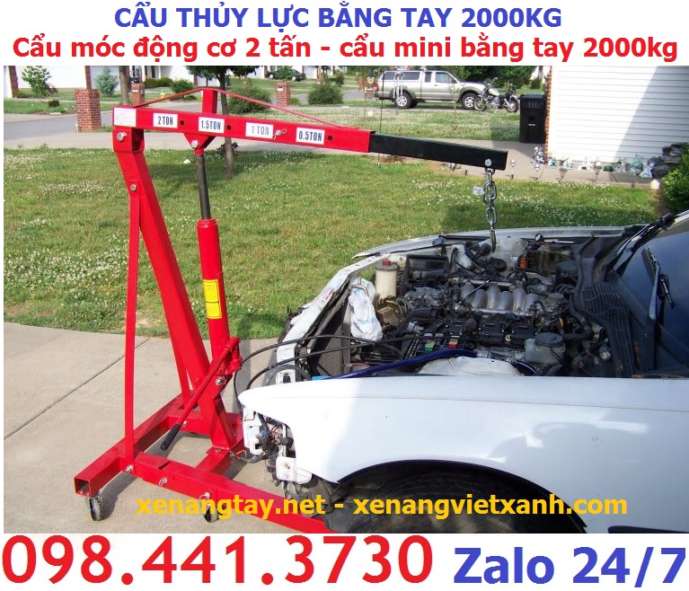 Cẩu mộc động cơ mini 2000kg