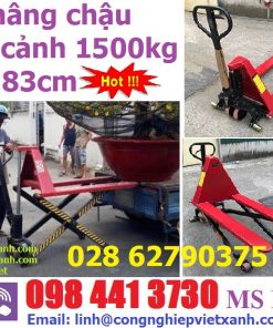 Xe nâng chậu cây cảnh 1500kg cao 83cm