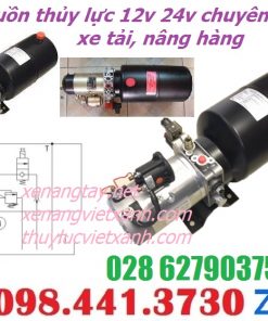 Bộ nguồn thủy lực mini 12V 24V chuyên dùng cho xe tải, xe nâng