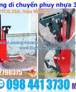 Xe nâng di chuyển thùng phuy 300kg