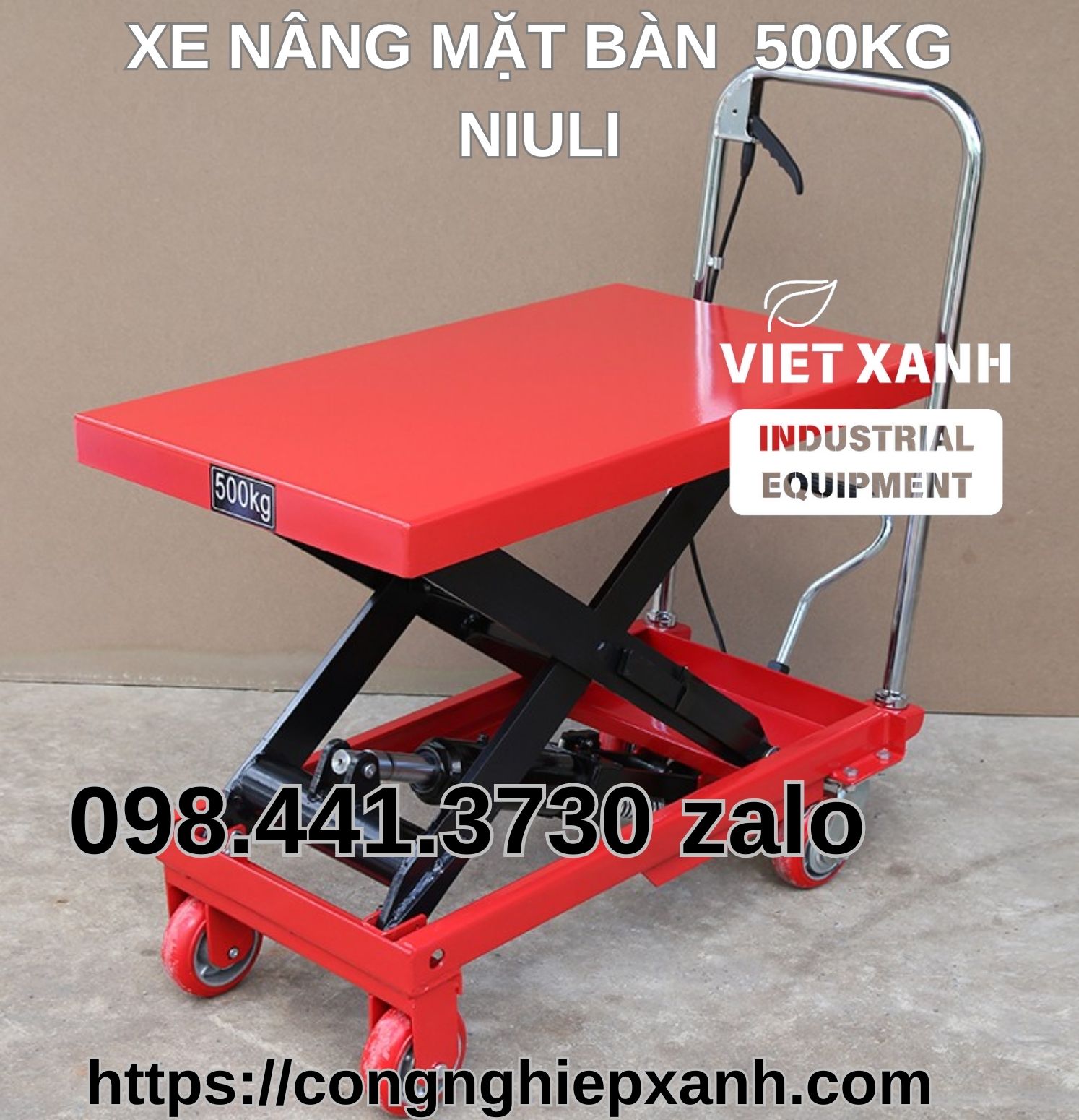 Xe nâng tay mặt bàn 500kg WP500 Niuli