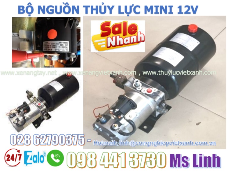 Bộ nguồn thủy lực mini