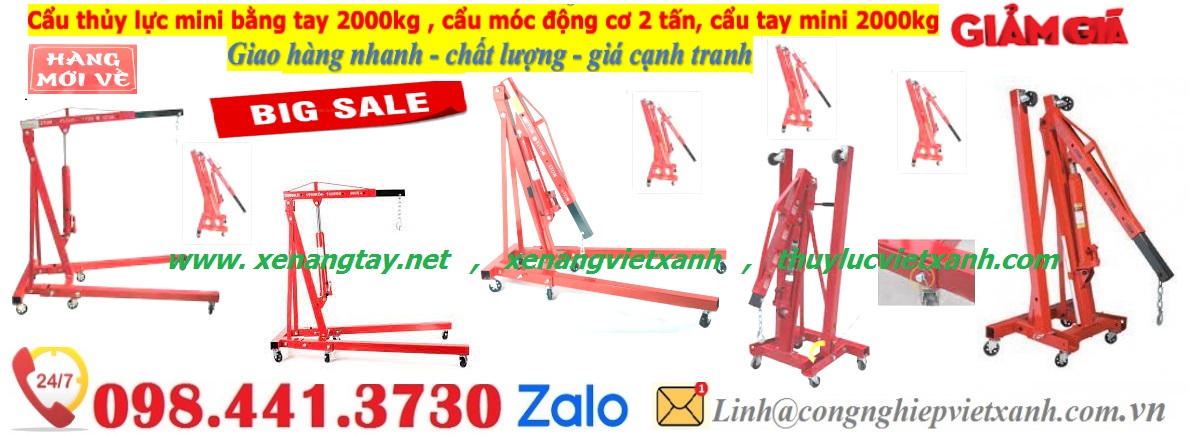 Cẩu thủy lực mini