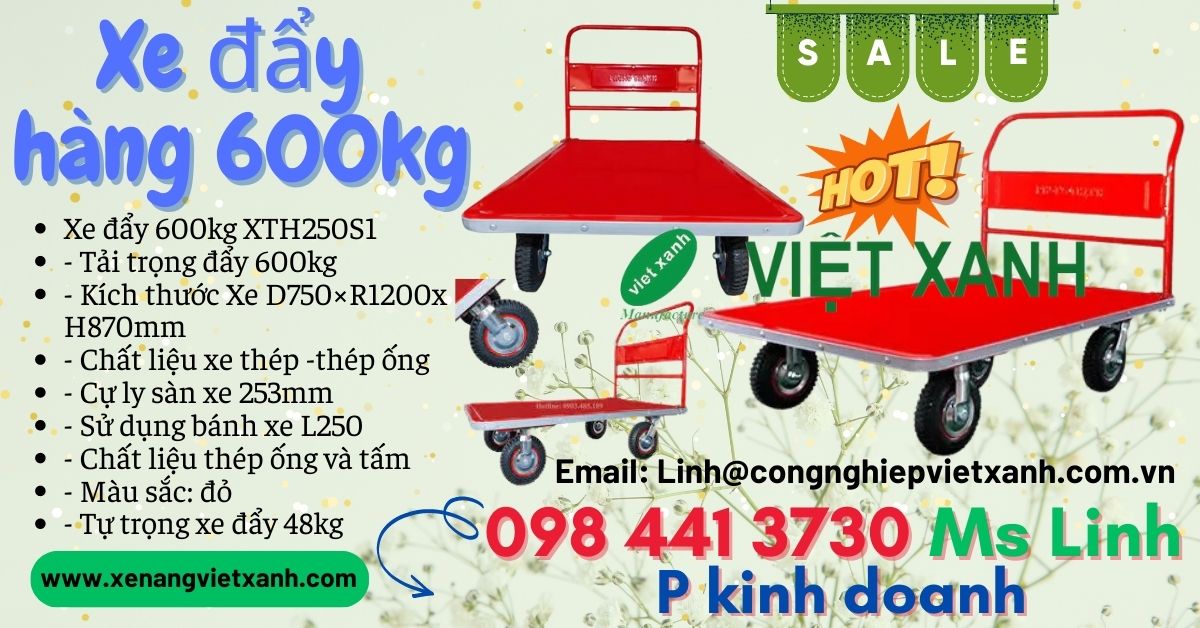 xe đẩy 600kg phong thanh giá rẻ