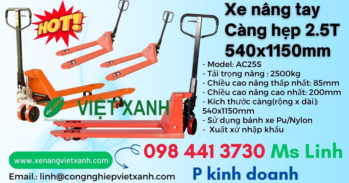 Xe Nâng Tay Càng Hẹp