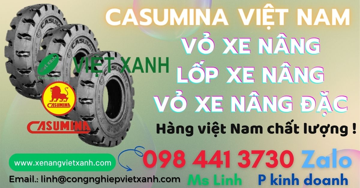 Vỏ xe nâng Casumina Việt Nam
