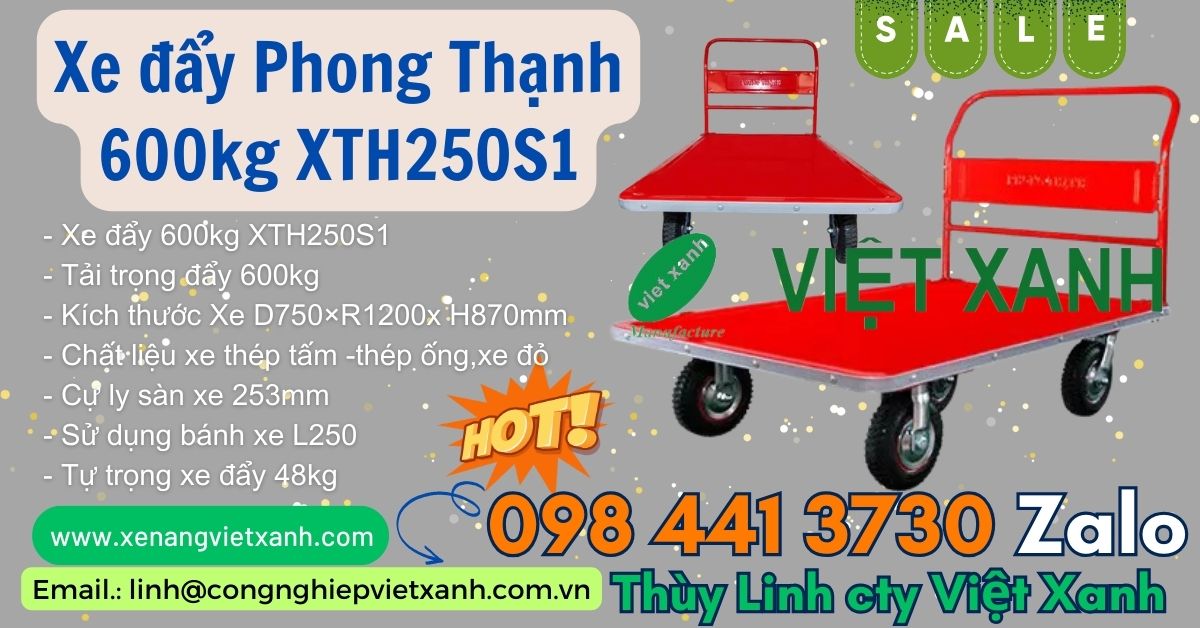 Xe đẩy 600kg XTH250S1