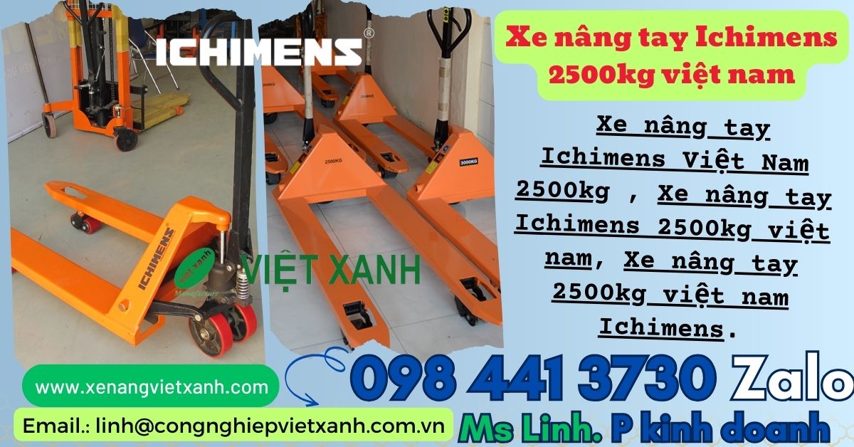 Xe nâng tay Ichimens 2500kg