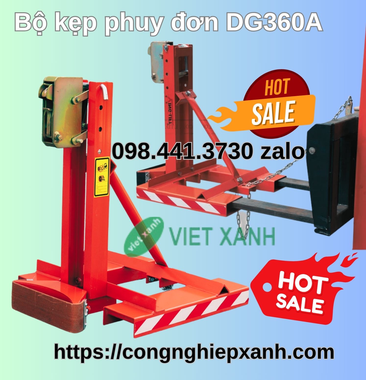 Bộ kẹp phuy đơn
