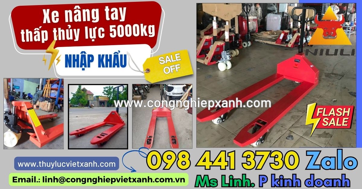 Xe nâng tay 5000kg Niuli