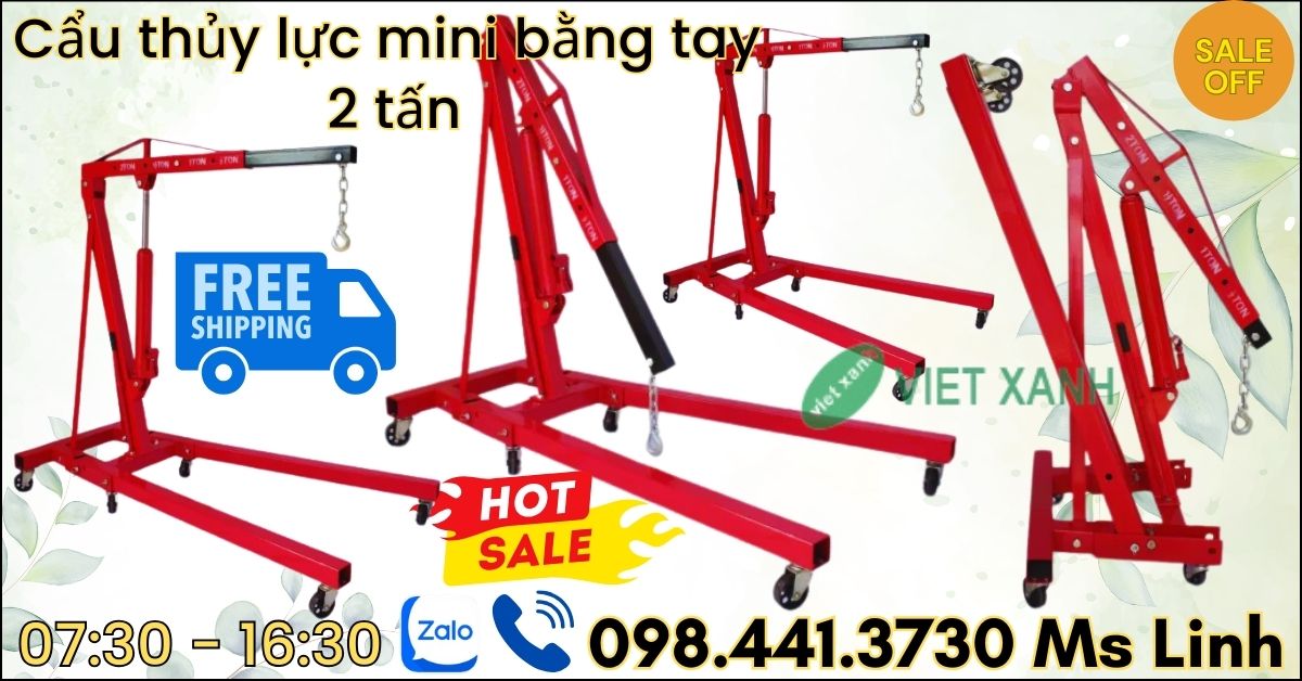 Cẩu tay thủy lực mini 2000kg