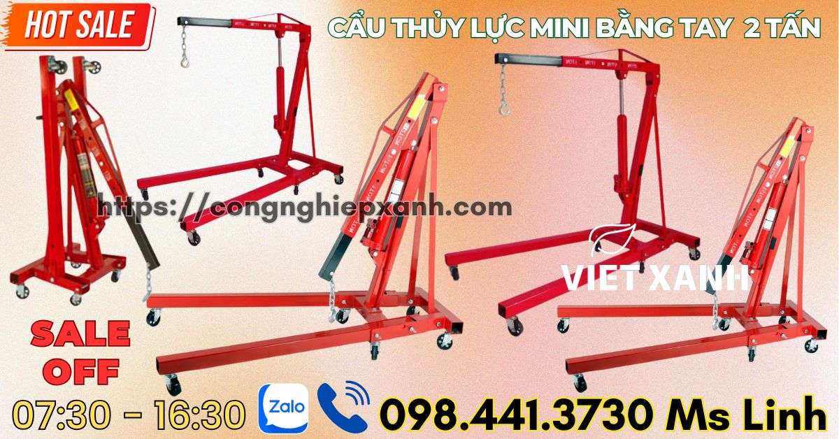 Cẩu tay thủy lực mini 2000kg